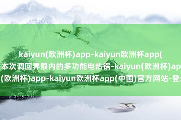 kaiyun(欧洲杯)app-kaiyun欧洲杯app(中国)官方网站-登录入口本次调回界限内的多功能电热锅-kaiyun(欧洲杯)app-kaiyun欧洲杯app(中国)官方网站-登录入口